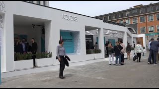 Leconomia circolare di IQOS presentata alla Milano Design week [upl. by Einhoj]