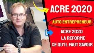 🔴▶▶ ACRE2021 REFORME ACRE 2020 AUTO ENTREPRENEUR COMMENT OBTENIR ACRE EN 2021 AUTOENTREPRENEUR [upl. by Assilat]