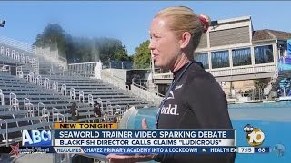 Blackfish director responds to SeaWorld trainer interview [upl. by Ehttam]