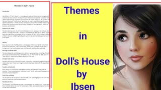 assignment on the themes in dolls house by Ibsen [upl. by Menzies148]