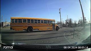 SchoolbusNotYieldCross11920240408080356 [upl. by Edrea]