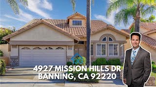 39227 Mission Hills Dr Banning Ca  Sun Lakes Banning  Walkthrough Video [upl. by Nonek]