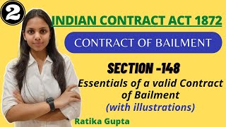 Bailment and Pledge  One shot  CA Inter law  Indresh Gandhi [upl. by Enitselec]