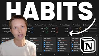 Notion for Habits How To Build A Habit Tracker In 2022 free template [upl. by Nueormahc189]