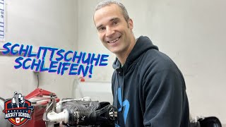 Schlittschuhe Schleifen Tutorial [upl. by Rratsal]