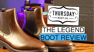 Thursday Boots Review  Legend Chelsea Boots with Office to Weekend Style [upl. by Evatsug]