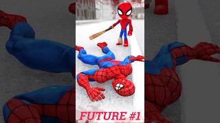 Spiderman looks to the future who is the impostor gta spiderman funny funnyvideo shorts [upl. by Meid]