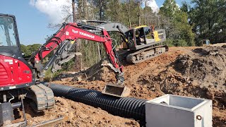 Installing The Massive Overflow System On The 9 Acre Pond [upl. by Byron351]