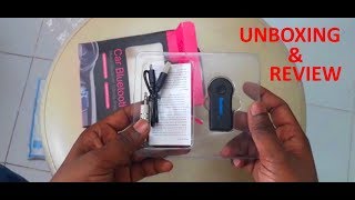 Car Bluetooth Device  Unboxing amp Short Look Review  Car Bluetooth Music Receiver  Technical Guide [upl. by Yaner]