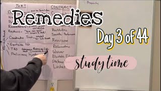 Remedies Day 3  4 of Studying for July 2023 CA Bar Exam [upl. by Nnylaehs]