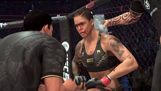 UFC 5  Julianna Pena vs Amanda Nunes  BW Championship Fight  Hard Difficulty [upl. by Eerolam]