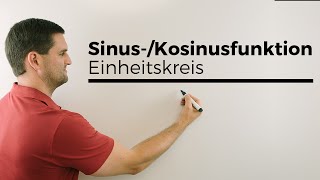 SinusKosinusfunktion verdeutlicht mit Einheitskreis Kreisfunktionen  Mathe by Daniel Jung [upl. by Astera]