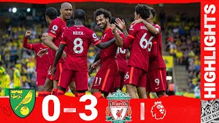 Highlights Norwich 03 Liverpool  Salah sets new opening day record [upl. by Nivi]