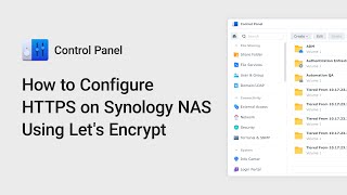 How to Configure HTTPS on Synology NAS Using Lets Encrypt  Synology [upl. by Caryl50]