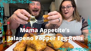 Mama Appetite’s Jalapeño Popper Egg Rolls [upl. by Weisman571]