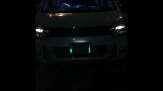 キーレス解除でライト点灯 三菱・デリカD5Lights on when keyless is released Mitsubishi Delica D5 [upl. by Curhan384]