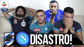 DISASTRO SAMPDORIA 30 NAPOLI  LIVE REACTION TIFOSI NAPOLETANI HD [upl. by Ellehcsar]