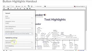 ReadSpeaker docReader Settings [upl. by Assirolc]