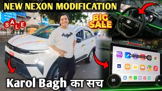 Tata Nexon Smart Modified With Genuine Accessories ✅ Nexon modified in Karol bagh ✅ Tata Nexon 2024 [upl. by Enyawal]