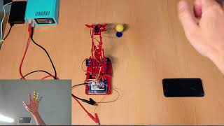 Gesture control Robot Arm MediaPipe MeArm [upl. by Pegg]