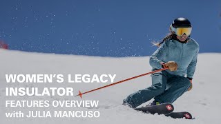 AKOVA  Womens Legacy Insulator  Features Overview with Julia Mancuso [upl. by Venu]