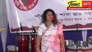 Moi Pogola Hoi Jam   Zubeen Garg   Bornali Kalita  Live Stage Programme BORNALIKALITA [upl. by Nogam392]