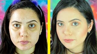 COMO CUBRIR OJERAS OSCURAS Y MANCHAS  NUEVOS CORRECTORES LA GIRL  MARYMASSMAKEUP [upl. by Toth]