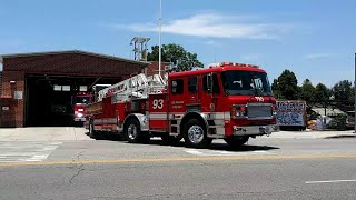 LAFD Light Force 93 Responding [upl. by Onairda254]