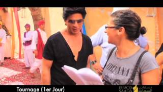 Making Of du Spot Shahrukh Khan pour Espaces Saada [upl. by Nwahsan]