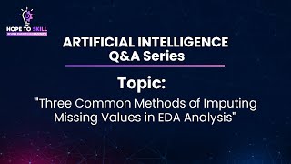 Three Methods of Imputing Missing Values in EDA Analysis [upl. by Corrina]