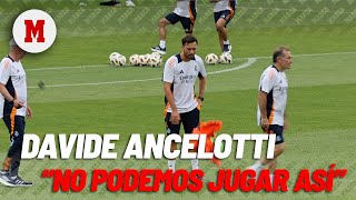 La queja de Davide Ancelotti en Chicago quotquotMe explican cómo podemos entrenar ¿cómoquot I MARCA [upl. by Stutsman]