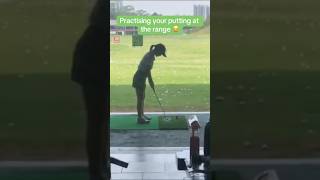 Practicing With Putter On The Driving Range [upl. by Salta]