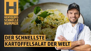 Schnelles Der schnellste Kartoffelsalat der Welt Rezept von Steffen Henssler [upl. by Yran506]