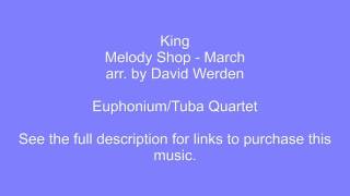 Melody Shop  EuphoniumTuba Quartet [upl. by Anaihs]