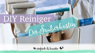 DIY Reiniger  Putzmittel mit dem Sauberkasten selber machen  Die Ordnungsfee [upl. by Nylyaj]