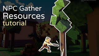 Sandbox Game Maker Tutorial 2  NPC Gather Resources [upl. by Sharia123]