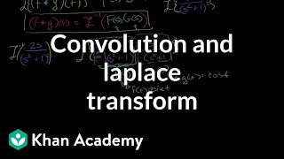 The convolution and the laplace transform  Laplace transform  Khan Academy [upl. by Enihpesoj]