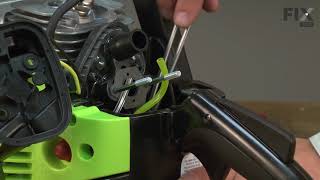 Poulan Chainsaw Repair  How to Replace the Fuel Return Line [upl. by Schreibe]