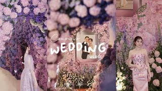 KM wedding Cambodia wedding vlog floral wedding wedding vlog 🌸🌷✨ [upl. by Leumek795]