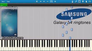 SAMSUNG GALAXY S4 RINGTONES IN SYNTHESIA [upl. by Allebara611]