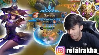 SAVAGE  FANNY GW NGAMUK DI SANGKA ZXUAN  WKWKWKWKWK  MOBILE LEGENDS INDONESIA nonolive [upl. by Hakilam314]