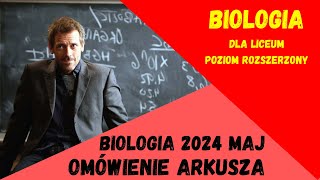 Biologia Arkusz maturalny  maj 2024 Omówienie [upl. by Medrek467]