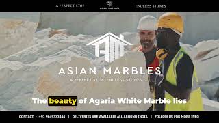 AGARIA WHITE MARBLE  Popular Indian Marble for Flooring and Interior Design [upl. by Obidiah690]