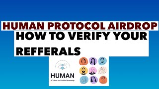 Human Protocol Airdrop How to Verify Your Referrals in Human Protocol touchbillions humanprotocol [upl. by Nrol934]