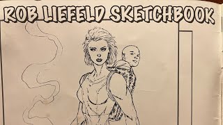 Rob Liefeld sketchbook God help us [upl. by Matless]