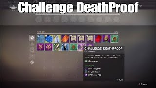 ChallengeDeathProof Bounty destiny 2 [upl. by Bautram]