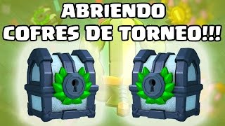 ¡ ¡ ¡ Abriendo cofres de TORNEO    Cofre de 1100 y 2800 cartas  KManuS88  Clash Royale [upl. by Errecart]