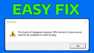 Fix Valorant VAN9003 This Build of Vanguard is Out of Compliance  How To [upl. by Nitsid]