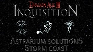 Dragon Age Inquisition  How To Solve Astrarium  Storm Coast [upl. by Coltson139]