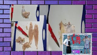 HOW TO DEBONE CHICKEN LEG THIGH AND BREAST  easy way of cooking by mekk [upl. by Auqeenahs]